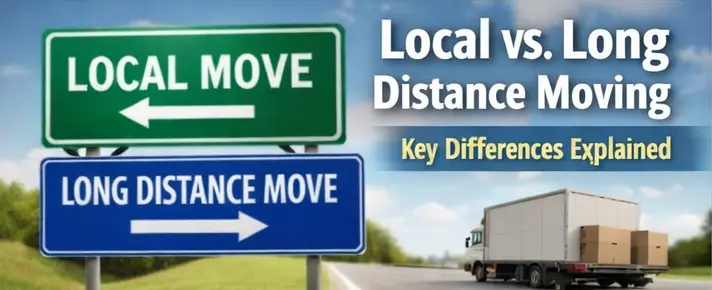Local vs Long Distance Moving: What’s the Difference?